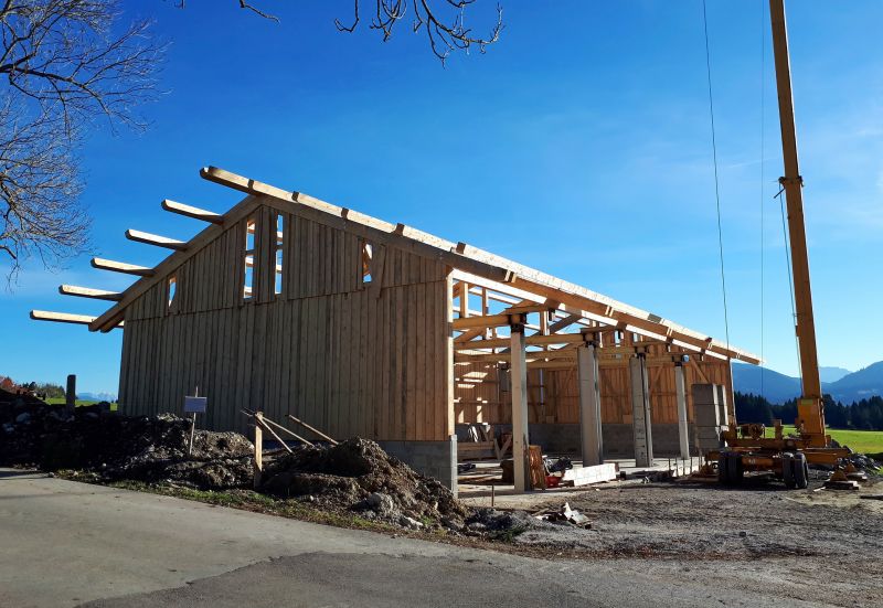 Barn Leveling in Progress