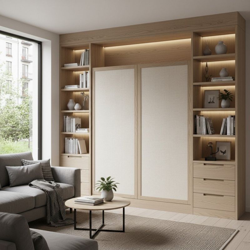 Built In Bookcase Installation in Raleigh, NC