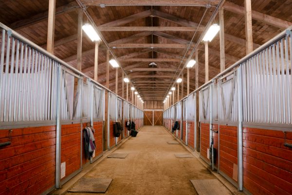 Horse Barn Gate Installation